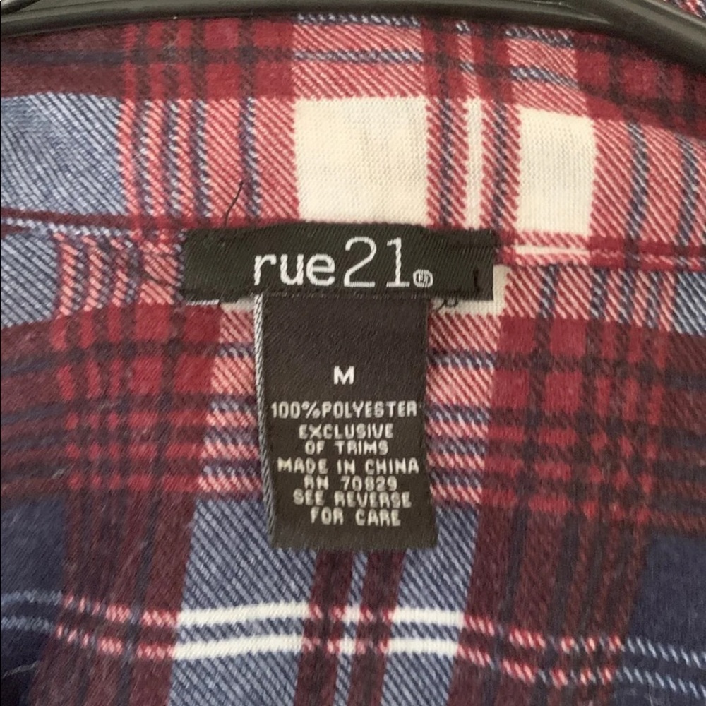 tie front flannel - Picture 4 of 4